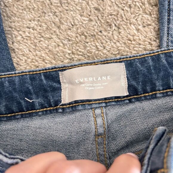 EVERLANE The Curvy Cheeky Jean Crop Denim Size 26 - Picture 4 of 8